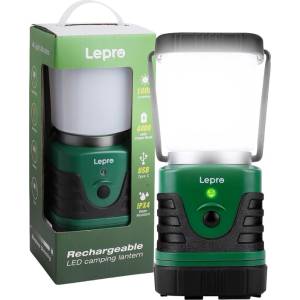 LEPRO Къмпингова лампа Lepro 3300008 1000 лумена 3600 mAh настолна (3300008)