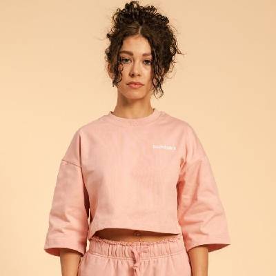 Dámské tričko Cropped Serenity Pink BeastPink