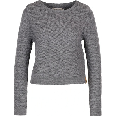 Albmerino Дамски вълнен пуловер Albmerino Women's Braided Jumper Wool jumper - Grau Melange - размер XL (105-4588-0415)