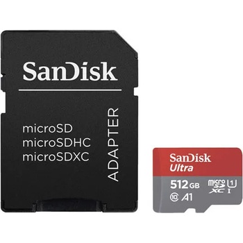 SanDisk microSDXC Ultra 512GB C10/UHS-I/A1 SDSQUA4-512G-GN6MA/186509