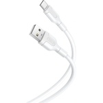 XO iPhone 14 Plus / 14 Pro Max / 14 Pro XO NB212 кабел за данни USB - Lightning, 100 см, БЯЛ (XO-NB212 WHITE)