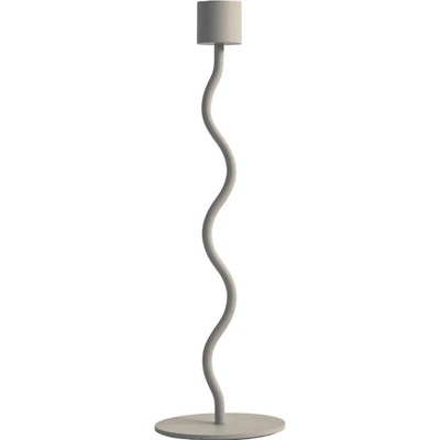 Svícen Cooee Design Candleholder Curved, 23 cm | béžová HI-029-07-SA