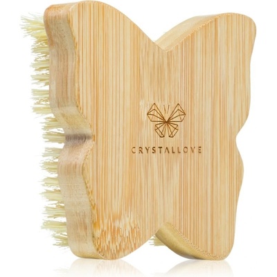 Crystallove Bamboo Butterfly Agave Body Brush masážní kartáč na tělo 1 ks