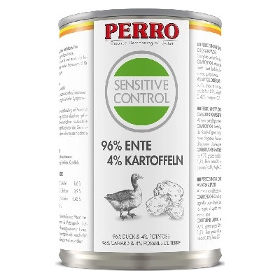 Perro Sensitive Control Kačka Zemiaky 410 g