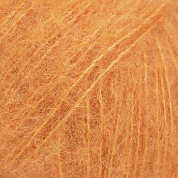 DROPS Design Brushed Alpaca Silk Uni Colour 29 Tangerine Плетива прежда (109829)