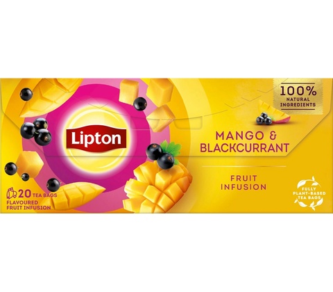 Lipton Mango with Blackcurrant 20 sáčkov