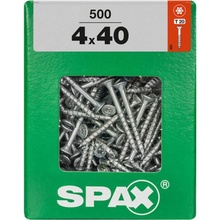 Spax Uni vrut zápust.hlava T-Star+ T20 4CUT část.závit Wirox 4 x 40 mm 500 ks