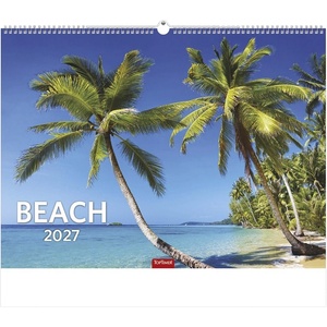 TopTimer Стенен календар TOPTIMER T093 420x310 мм, хоризонтален, Beach 2027 (T9300-24F)