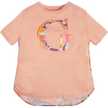 Image 1 of GUESS Широка тениска в прасковено за момиче Guess