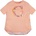 GUESS Широка тениска в прасковено за момиче Guess