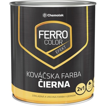 Chemolak 96617 Ferro color kováčska čierna 0,75L