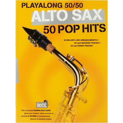 MS Playalong 50/50 Alto Sax 50 Pop Hits
