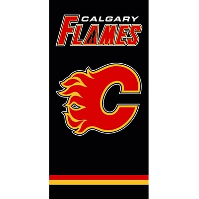 TipTrade Osuška NHL 70 x 140 cm Calgary Flames