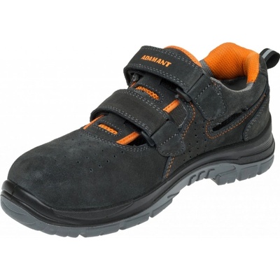 Adamant Tobler S1 ESD NM Sandal Pracovné sandále Čierna-Oranžová