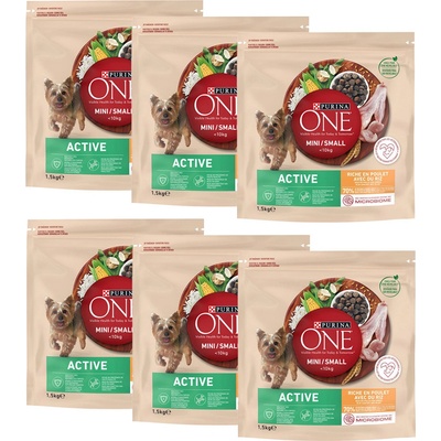 Purina One Mini Small Active kuře rýže 18 kg
