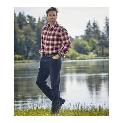 Atlas For Men strečové rifle Regular modrá