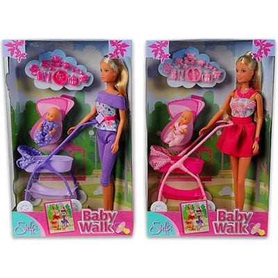 Simba Toys Simba-SL-Стефи с количка и бебе; 29 и 12 см. 105733067