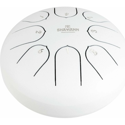 Shamann 6" 8 Notes C5 Major White Tongue Drum