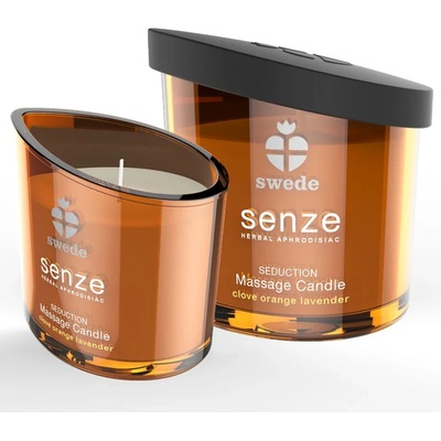 Масажна свещ, карамфил, портокал и лавандула - Senze Seduction Candle 50ml (D-231801)
