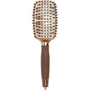 Olivia Garden Expert Care Flex Brush Boar & Nylon Bristles Gold & Brown