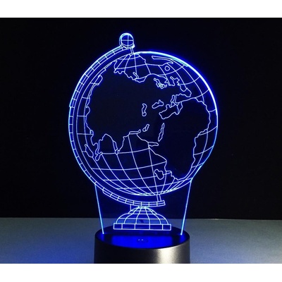 Beling Detská lampa, Glóbus, 7 farebná QS255