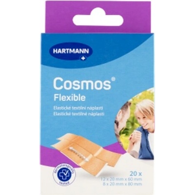 Cosmos Flexible 2 veľkosti pružná náplasť 20 ks
