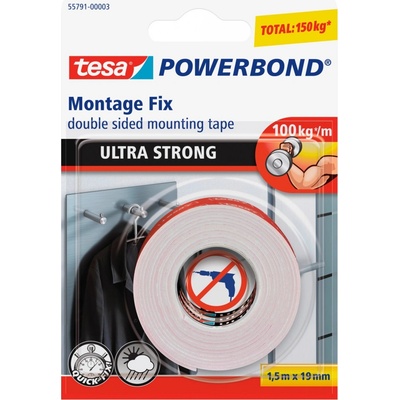 Tesa Powerbond Oboustranná lepicí páska 19 mm x 1,5 m
