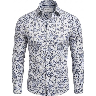 Ego Man pánská košile slim fit S0323-01 bílá