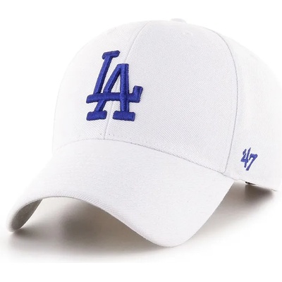 47brand Шапка 47brand MLB Los Angeles Dodgers в бяло с апликация B-MVP12WBV-WHC (B.MVP12WBV.WHC)