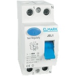 ELMARK ДЕФЕКТНОТОКОВА ЗАЩИТА JVL1 6kA 2P 63A/100mA (40262JVL1)