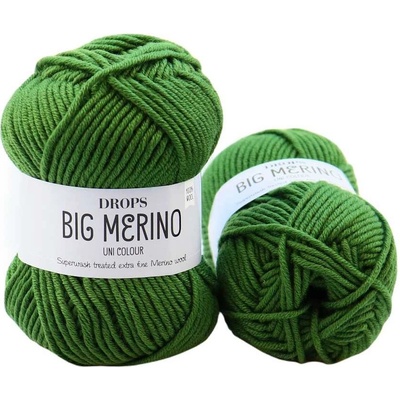Drops Big Merino 14 zelená