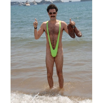 Borat Mankini plavky boratky zelené – Zboží Mobilmania