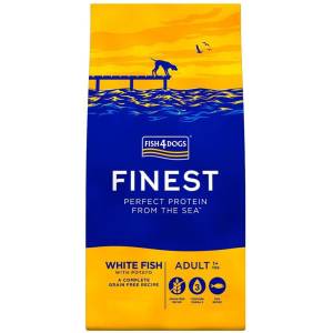 Fish4Dogs finest Бял рибен възрастен 12 кг