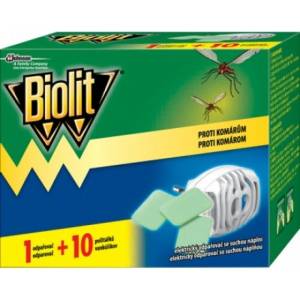 S. C. Johnson Електрически изпарител Biolit със сух патрон 1 + 10 бр