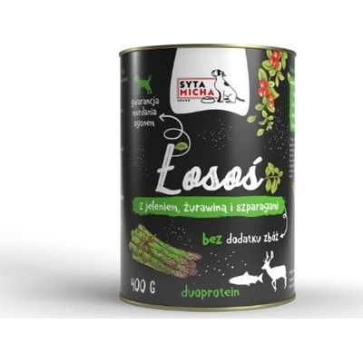 Syta Micha Adult Losos s jeleními brusinkami a chřestem 400 g