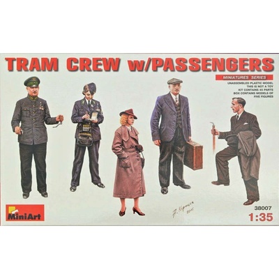 MiniArt Tram Crew w/ Passengers 5 figurek 1:35