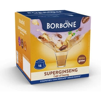16 бр. капсули Женшен Borbone Superginseng съвместими с Dolce Gusto