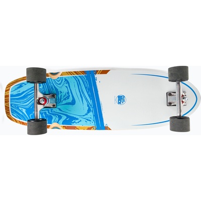 Cutback Surfskate Cutback Splash 34" бяло-син скейтборд CUT-SUR-SPL