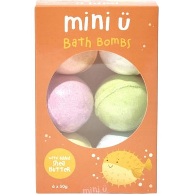 Mini-U Bath Bomb 6 Pack šumivá koule do koupele 6 x 50 g