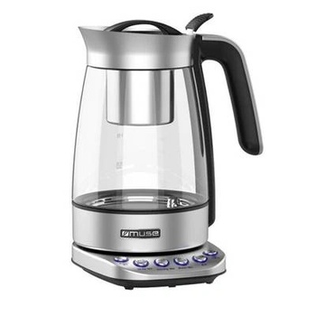 Muse MS-320 T Електрическа кана 1.2L Неръждаема стомана 2200W (MS-320 T)