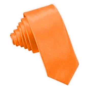 Kravata sublimace termotransfer oranžová