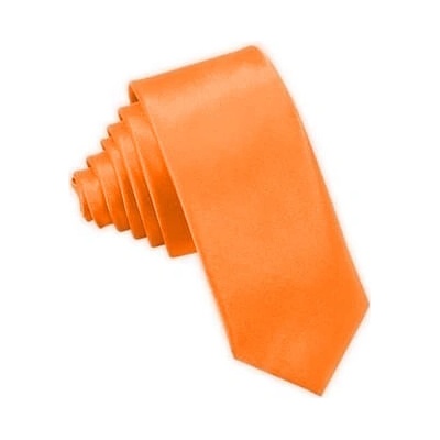 Kravata sublimace termotransfer oranžová