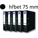Hit Office pořadač pákový KV8R Classic A4 75 mm černý mramor
