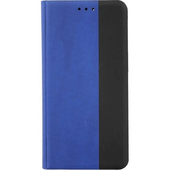 Prio Флип калъф за Apple iPhone 13 Pro Max от изкуствена кожа, синьо-черен (15943)