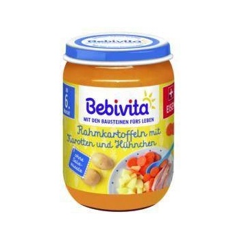 Bebivita Пюре Bebivita, Картофи, моркови и пиле, 190гр, 4018852013969