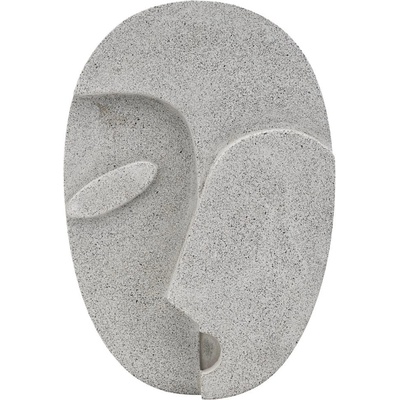 House Doctor Betonová nástěnná dekorace Face 32 cm