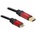 DeLock Cable USB Delock USB-A - microUSB 3 m Red (82762)