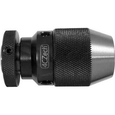 4CZech Sklíčidlo vrtačkové rychloupínací kovové STROJNÍ 0,3-8mm s kuželem B12, házivost do 0,12mm - 4CZ-H08RS-B12