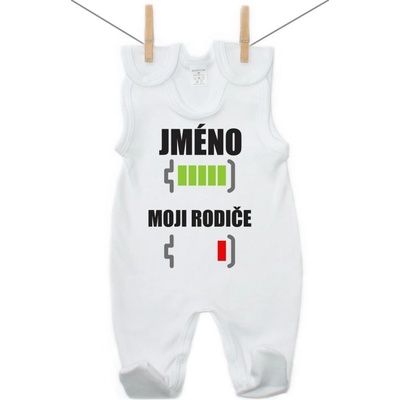 Boodyy Dupačky Baterie nabitá vybitá rodiče se jménem