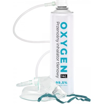 OXYGEN Oxygen Prenosná Fľaša Kyslík 99,5% 14l OXYPRO 1ks